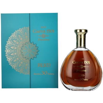 Ron Cueva 1501 Sistema 30 Solera Panama Rum 40% Vol. 0,7l in Geschenkbox Ron Cueva 1501 Sistema 30 Solera Panama Rum 40% Vol. 0,7l in Geschenkbox