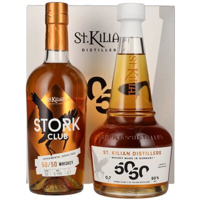 St. Kilian STORK CLUB 50/50 Experimental Series 2023 50% Vol. 2x0,7l in Geschenkbox St. Kilian STORK CLUB 50/50 Experimental Series 2023 50% Vol. 2x0,7l in Geschenkbox