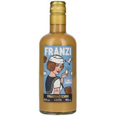 Franzi Likör Franzi Franzbrötchen Likör 15% Vol. 0,5l Franzi Likör Franzi Franzbrötchen Likör 15% Vol. 0,5l