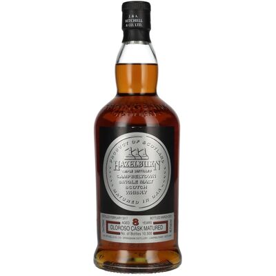 Hazelburn 8 Years Old Oloroso Cask Matured Campbeltown Single Malt Scotch Whisky 48,2% Vol. 0,7l Hazelburn 8 Years Old Oloroso Cask Matured Campbeltown Single Malt Scotch Whisky 48,2% Vol. 0,7l