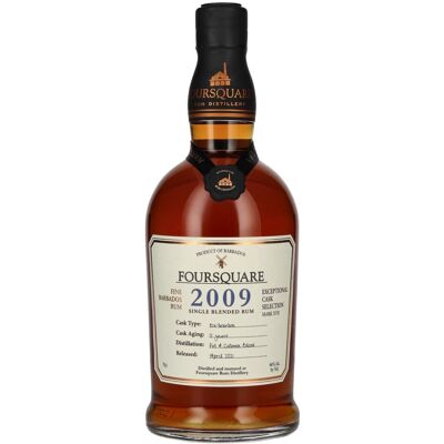 Foursquare Rum Foursquare 12 Years Old Single Blended Rum 2009 60% Vol. 0,7l Foursquare Rum Foursquare 12 Years Old Single Blended Rum 2009 60% Vol. 0,7l