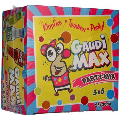 Gaudimax Shots Gaudi-Max PARTY-MIX 16,8% Vol. 25x0,02l Gaudimax Shots Gaudi-Max PARTY-MIX 16,8% Vol. 25x0,02l