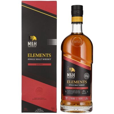M&H Whisky Distillery M&H ELEMENTS Sherry Cask Single Malt Whisky 46% Vol. 0,7l in Geschenkbox M&H Whisky Distillery M&H ELEMENTS Sherry Cask Single Malt Whisky 46% Vol. 0,7l in Geschenkbox