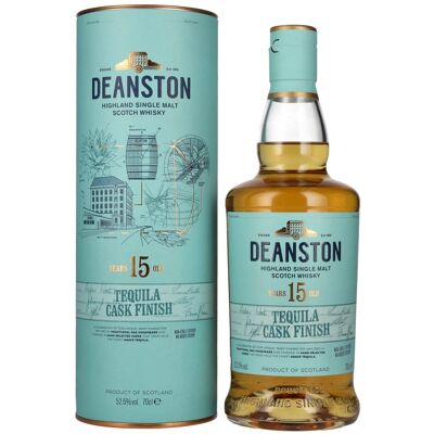 Deanston Whisky Deanston 15 Years Old Highland Single Malt Tequila Cask Finish 52,5% Vol. 0,7l in Geschenkbox Deanston Whisky Deanston 15 Years Old Highland Single Malt Tequila Cask Finish 52,5% Vol. 0,7l in Geschenkbox