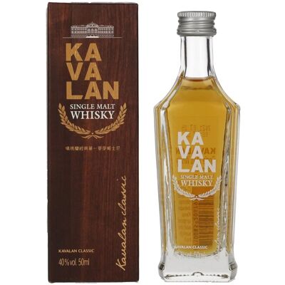Kavalan Whisky Kavalan Classic Single Malt Whisky 40% Vol. 0,05l in Geschenkbox Kavalan Whisky Kavalan Classic Single Malt Whisky 40% Vol. 0,05l in Geschenkbox