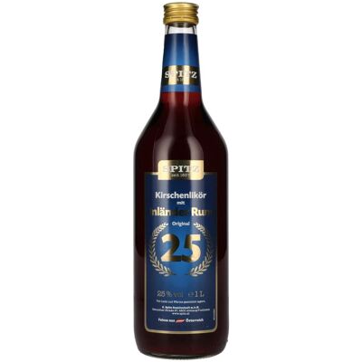 Spitz Kirschenlikör mit Inländer Rum 25% Vol. 1l - Spirituosen Spitz Kirschenlikör mit Inländer Rum 25% Vol. 1l - Spirituosen