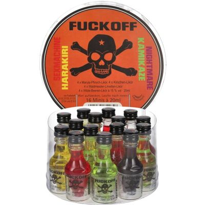 Krugmann FUCKOFF Likör Mix 15% Vol. 16x0,02l PET Krugmann FUCKOFF Likör Mix 15% Vol. 16x0,02l PET