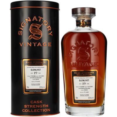 Signatory Vintage GLENLIVET 19 Years Old Cask Strength Collection 2006 58,7% Vol. 0,7l in Tinbox Signatory Vintage GLENLIVET 19 Years Old Cask Strength Collection 2006 58,7% Vol. 0,7l in Tinbox