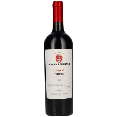 Gérard Bertrand CORBIÈRES An806 AOP 2022 14,5% Vol. 0,75l Gérard Bertrand CORBIÈRES An806 AOP 2022 14,5% Vol. 0,75l