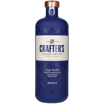 Crafter's Gin Crafter's London Dry Gin Recipe No. 23 43% Vol. 1l Crafter's Gin Crafter's London Dry Gin Recipe No. 23 43% Vol. 1l