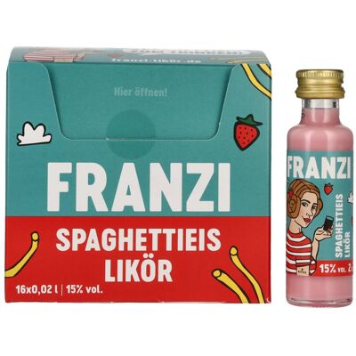 Franzi Likör Franzi Spaghettieis Likör 15% Vol. 16x0,02l Franzi Likör Franzi Spaghettieis Likör 15% Vol. 16x0,02l