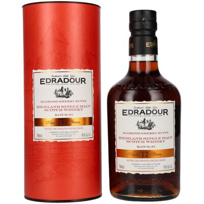 Edradour Whisky Edradour 12 Years Old Oloroso Sherry Single Malt Whisky Natural Cask Strength #7 59% Vol. 0,7l in Geschenkbox Edradour Whisky Edradour 12 Years Old Oloroso Sherry Single Malt Whisky Natural Cask Strength #7 59% Vol. 0,7l in Geschenkbox