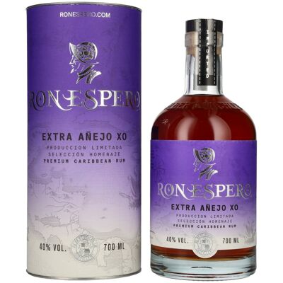 Ron Espero Extra Añejo XO Selección Homenaje Produccion Limitada 40% Vol. 0,7l in Geschenkbox Ron Espero Extra Añejo XO Selección Homenaje Produccion Limitada 40% Vol. 0,7l in Geschenkbox
