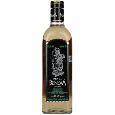 Beneva Mezcal with Agave Worm 100% Agave DOP 38% Vol. 0,7l Beneva Mezcal with Agave Worm 100% Agave DOP 38% Vol. 0,7l