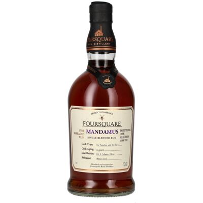 Foursquare Rum Foursquare 16 Years Old MANDAMUS Single Blended Rum 57% Vol. 0,7l Foursquare Rum Foursquare 16 Years Old MANDAMUS Single Blended Rum 57% Vol. 0,7l