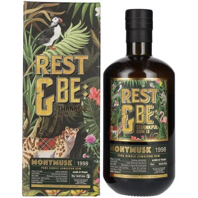 Rest & Be Thankful Whisky & Rum Rest & Be Thankful MONYMUSK 23 Years Old Pure Single Jamaican Rum 1998 54,8% Vol. 0,7l in Geschenkbox Rest & Be Thankful Whisky & Rum Rest & Be Thankful MONYMUSK 23 Years Old Pure Single Jamaican Rum 1998 54,8% Vol. 0,7l in Geschenkbox