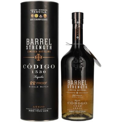 Código 1530 BARREL AÑEJO Tequila 44% Vol. 0,7l in Geschenkbox Código 1530 BARREL AÑEJO Tequila 44% Vol. 0,7l in Geschenkbox