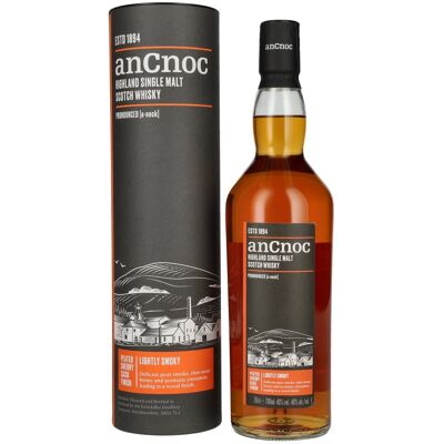 AnCnoc Highland Single Malt Scotch Whisky Peated Sherry Cask Finish 40% Vol. 0,7l in Geschenkbox AnCnoc Highland Single Malt Scotch Whisky Peated Sherry Cask Finish 40% Vol. 0,7l in Geschenkbox
