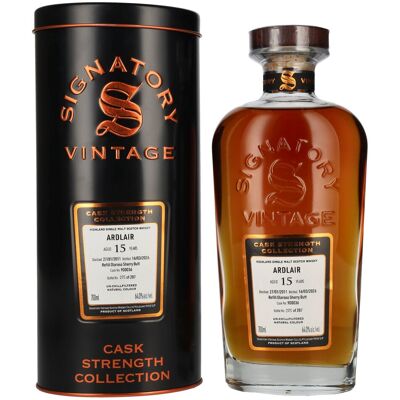 Signatory Vintage ARDLAIR 15 Years Old Refill Oloroso Sherry Butt Cask Strength 2011 64% Vol. 0,7l in Tinbox Signatory Vintage ARDLAIR 15 Years Old Refill Oloroso Sherry Butt Cask Strength 2011 64% Vol. 0,7l in Tinbox