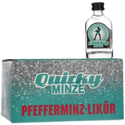 Quicky Minze Pfefferminzlikör 18% Vol. 20x0,02l Quicky Minze Pfefferminzlikör 18% Vol. 20x0,02l