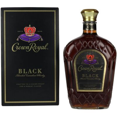 Crown Royal BLACK Blended Canadian Whisky 45% Vol. 1l in Geschenkbox Crown Royal BLACK Blended Canadian Whisky 45% Vol. 1l in Geschenkbox