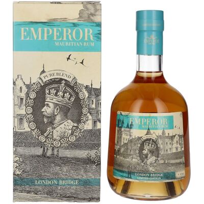 Emperor Rum Emperor Mauritian Rum LONDON BRIDGE Limited Edition 40% Vol. 0,7l in Geschenkbox Emperor Rum Emperor Mauritian Rum LONDON BRIDGE Limited Edition 40% Vol. 0,7l in Geschenkbox