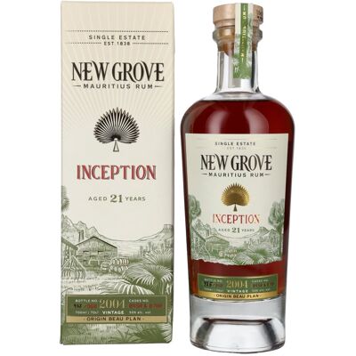 New Grove Rum New Grove INCEPTION 21 Years Old Mauritius Rum Vintage 2004 50% Vol. 0,7l in Geschenkbox New Grove Rum New Grove INCEPTION 21 Years Old Mauritius Rum Vintage 2004 50% Vol. 0,7l in Geschenkbox