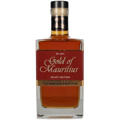 Gold of Mauritius The Heritage Selection Velvet Edition Rum 43% Vol. 0,7l Gold of Mauritius The Heritage Selection Velvet Edition Rum 43% Vol. 0,7l