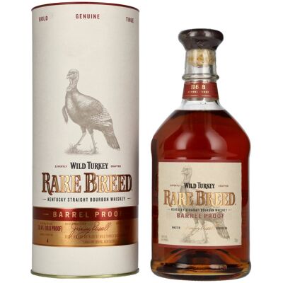 Wild Turkey Whiskey Wild Turkey RARE BREED Kentucky Straight Bourbon Whiskey Barrel Proof 58,4% Vol. 0,7l in Geschenkbox Wild Turkey Whiskey Wild Turkey RARE BREED Kentucky Straight Bourbon Whiskey Barrel Proof 58,4% Vol. 0,7l in Geschenkbox