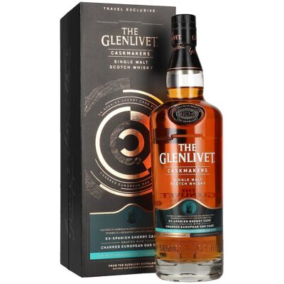 The Glenlivet CASKMAKERS Travel Exclusive ex-Spanish Sherry Cask Single Malt Whisky 40% Vol. 0,7l in Geschenkbox The Glenlivet CASKMAKERS Travel Exclusive ex-Spanish Sherry Cask Single Malt Whisky 40% Vol. 0,7l in Geschenkbox