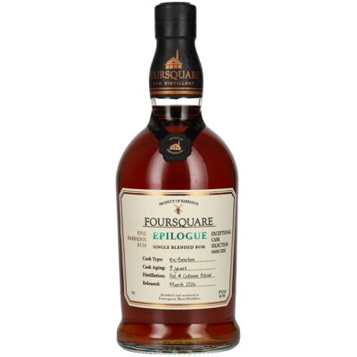 Foursquare Rum Foursquare 19 Years Old Exceptional Cask SELECTION MARK XXXI EPILOGUE 2026 57% Vol. 0,7l Foursquare Rum Foursquare 19 Years Old Exceptional Cask SELECTION MARK XXXI EPILOGUE 2026 57% Vol. 0,7l