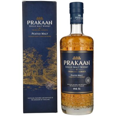 Prakaan TRIBURA SERIES Single Malt Whisky PEATED MALT 43% Vol. 0,7l in Geschenkbox Prakaan TRIBURA SERIES Single Malt Whisky PEATED MALT 43% Vol. 0,7l in Geschenkbox