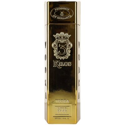 3 Kilos Vodka Gold 999.9 40% Vol. 1l 3 Kilos Vodka Gold 999.9 40% Vol. 1l