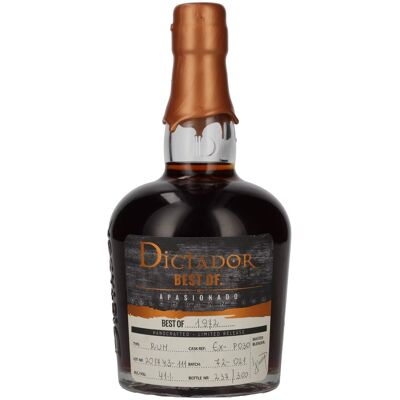 Dictador 45YO Kolumbianischer Rum - Best Of 1972 APASIONADO - Premium Spirit Dictador 45YO Kolumbianischer Rum - Best Of 1972 APASIONADO - Premium Spirit