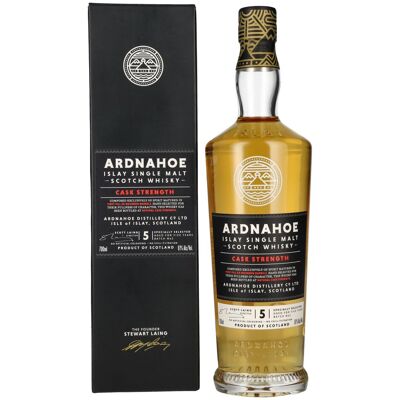 Ardnahoe 5 Years Old CASK STRENGTH Islay Single Malt Scotch Whisky 61% Vol. 0,7l in Geschenkbox Ardnahoe 5 Years Old CASK STRENGTH Islay Single Malt Scotch Whisky 61% Vol. 0,7l in Geschenkbox