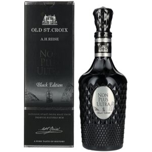 Old St. Croix A.H. Riise NON PLUS ULTRA Black Edition Superior Spirit Drink 42% Vol. 0,7l in Geschenkbox