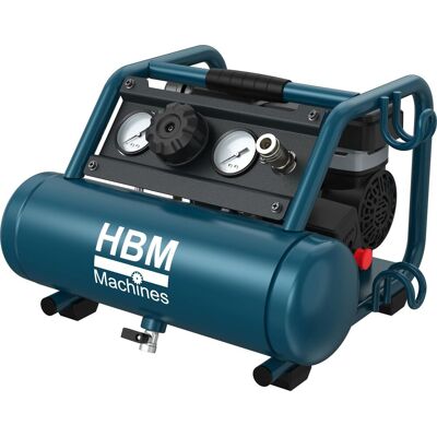 HBM ölfreier leiser Kompressor, 4 Liter, 8 Bar, 0,5 PS HBM ölfreier leiser Kompressor, 4 Liter, 8 Bar, 0,5 PS
