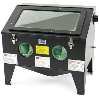 HBM SBC 190 Strahlkabine, Frontlader mit Gasdruckfedern HBM SBC 190 Strahlkabine, Frontlader mit Gasdruckfedern