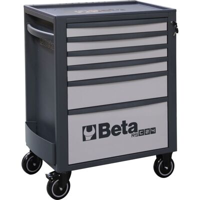 Beta Werkzeugwagen mit 6 Schubladen, 189-teilig, BW 2400RSC24/6-G Beta Werkzeugwagen mit 6 Schubladen, 189-teilig, BW 2400RSC24/6-G