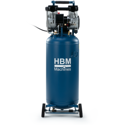 HBM stehender ölfreier Kompressor, 50 Liter, 10 Bar, 1,3 PS HBM stehender ölfreier Kompressor, 50 Liter, 10 Bar, 1,3 PS