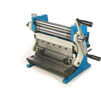 HBM 305 mm Blechbearbeitungsmaschine, Maschine zum Schneiden, Biegen, Rundbiegen / Walzen von Blechen HBM 305 mm Blechbearbeitungsmaschine, Maschine zum Schneiden, Biegen, Rundbiegen / Walzen von Blechen