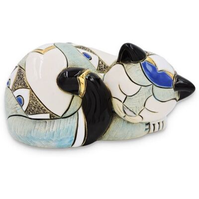 Katze Ruht Keramikskulptur - De Rosa Rinconada Katze Ruht Keramikskulptur - De Rosa Rinconada