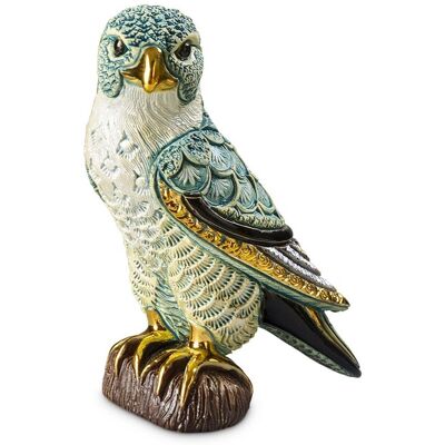 De Rosa Rinconada Keramik Skulptur - Gold, Grün, Schwarz - Kunst De Rosa Rinconada Keramik Skulptur - Gold, Grün, Schwarz - Kunst