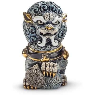 De Rosa Rinconada Blaue Keramik-Wachlöwin - Feng Shui Dekoration De Rosa Rinconada Blaue Keramik-Wachlöwin - Feng Shui Dekoration
