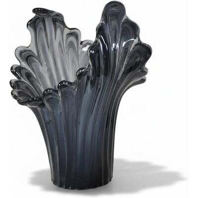Murano Glas Vase Incontro Schwarz - Tammaro Home Murano Glas Vase Incontro Schwarz - Tammaro Home