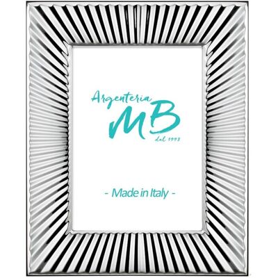 Ray Fotorahmen aus PVD-Silber cm 18 x 24 - Argenteria MB Ray Fotorahmen aus PVD-Silber cm 18 x 24 - Argenteria MB
