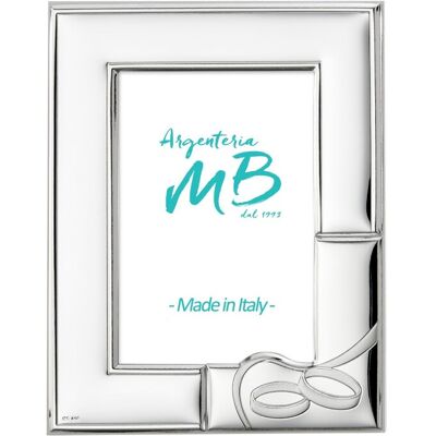 Personalisierbarer Hochzeitsfotorahmen mit Gravur cm 13 x 18 - Argenteria MB Personalisierbarer Hochzeitsfotorahmen mit Gravur cm 13 x 18 - Argenteria MB