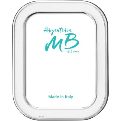 Anpassbarer Fotorahmen mit Glänzendem Rand und Abgerundeten Ecken cm 13 x 18 - Argenteria MB Anpassbarer Fotorahmen mit Glänzendem Rand und Abgerundeten Ecken cm 13 x 18 - Argenteria MB