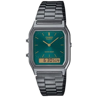 AQ-230EGG-3AEF Unisex Vintage Armbanduhr – Analog-Digital Retro Uhr mit Edelstahl, Klassisches Design - CASIO AQ-230EGG-3AEF Unisex Vintage Armbanduhr – Analog-Digital Retro Uhr mit Edelstahl, Klassisches Design - CASIO