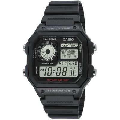 AE-1200WH-1AVEF – Digital Herrenuhr Timeless Collection - CASIO AE-1200WH-1AVEF – Digital Herrenuhr Timeless Collection - CASIO